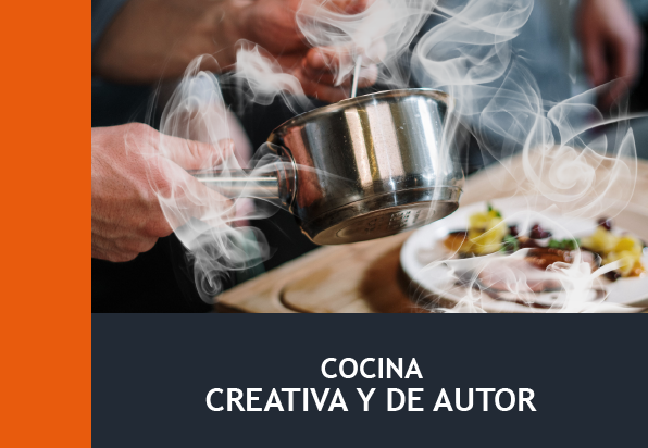 Cocina creativa y de autor (30h)